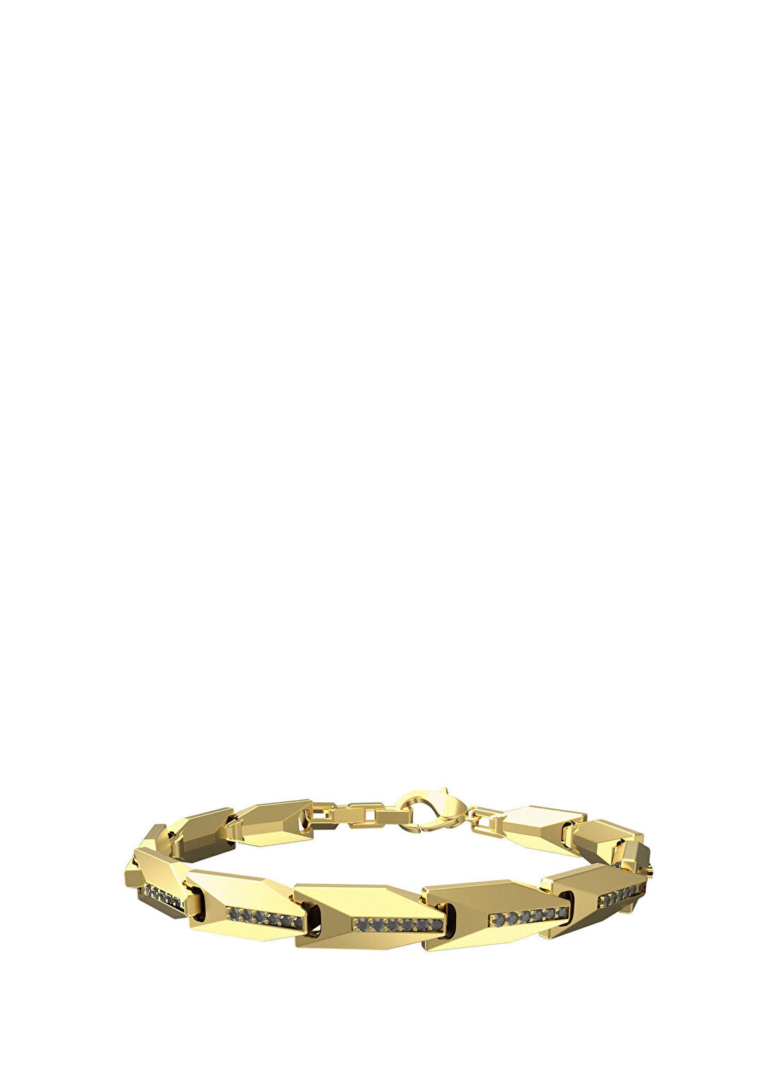 Guess JGUJUMB06043JWYGS Altın Rengi Çelik Erkek Bileklik