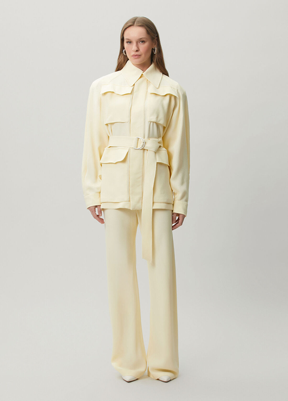 Wardrobe Nyc Açık Sarı Pantolon