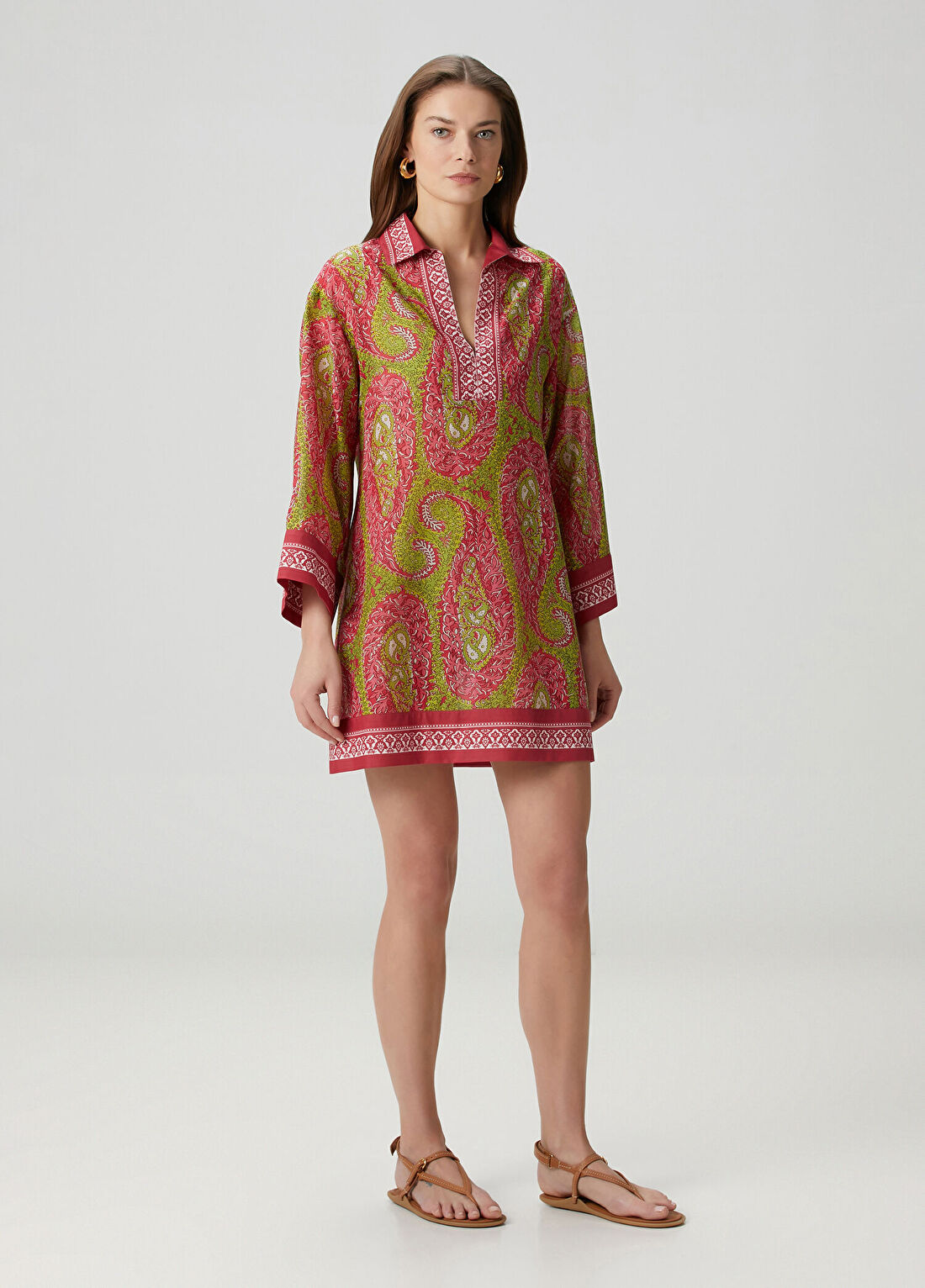 Etro Çok Renkli Desenli Kaftan görsel 2