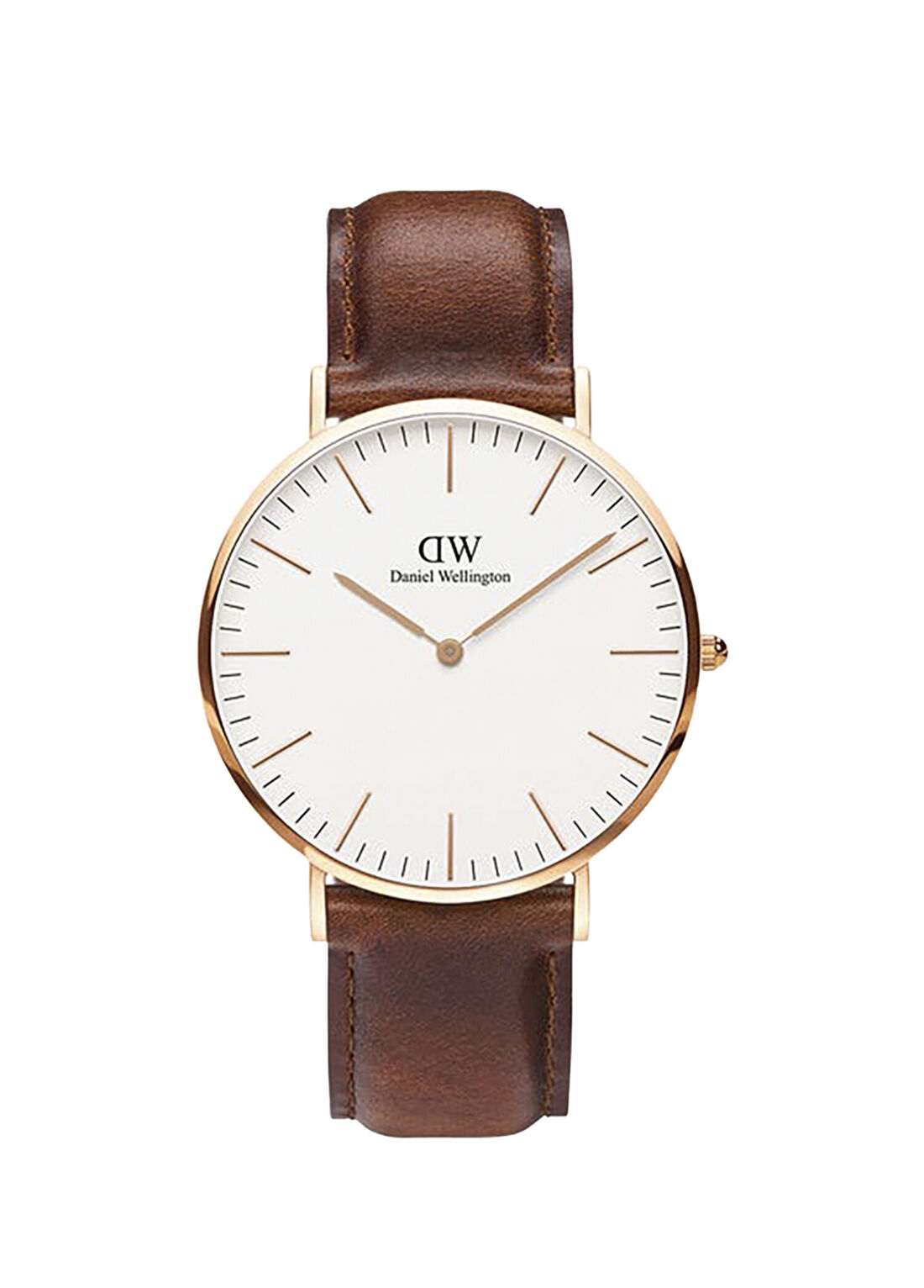 Daniel Wellington Classic St Mawes W00600006 Kahverengi Deri Erkek Kol Saati