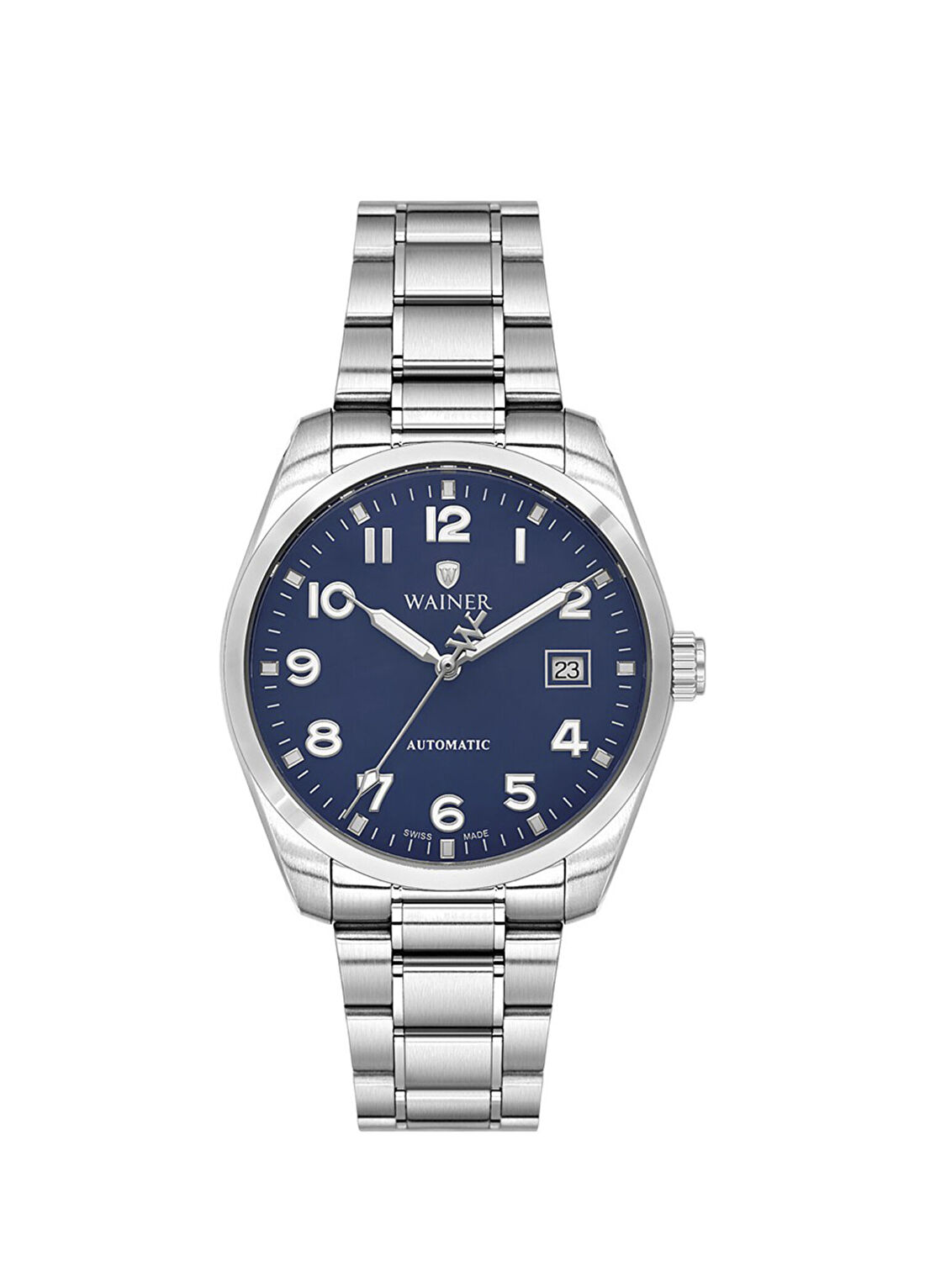 Wainer WA.25700-D Gümüş Metal Erkek Kol Saati