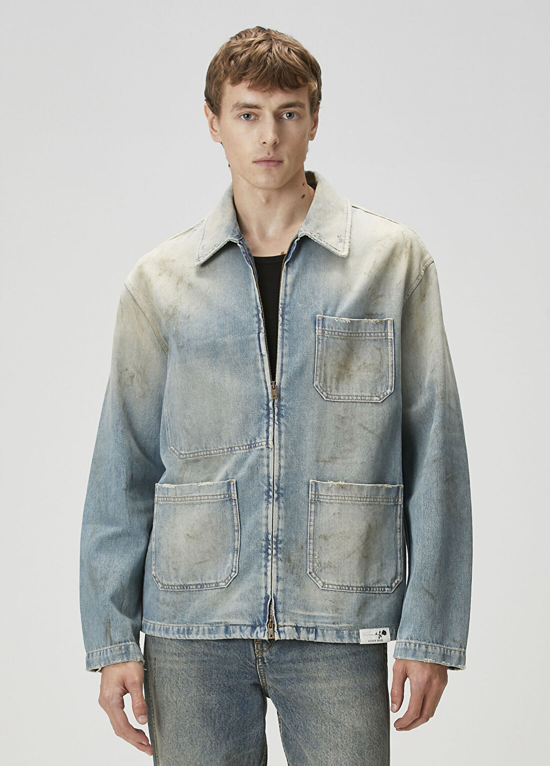 Golden Goose Mavi Denim Ceket