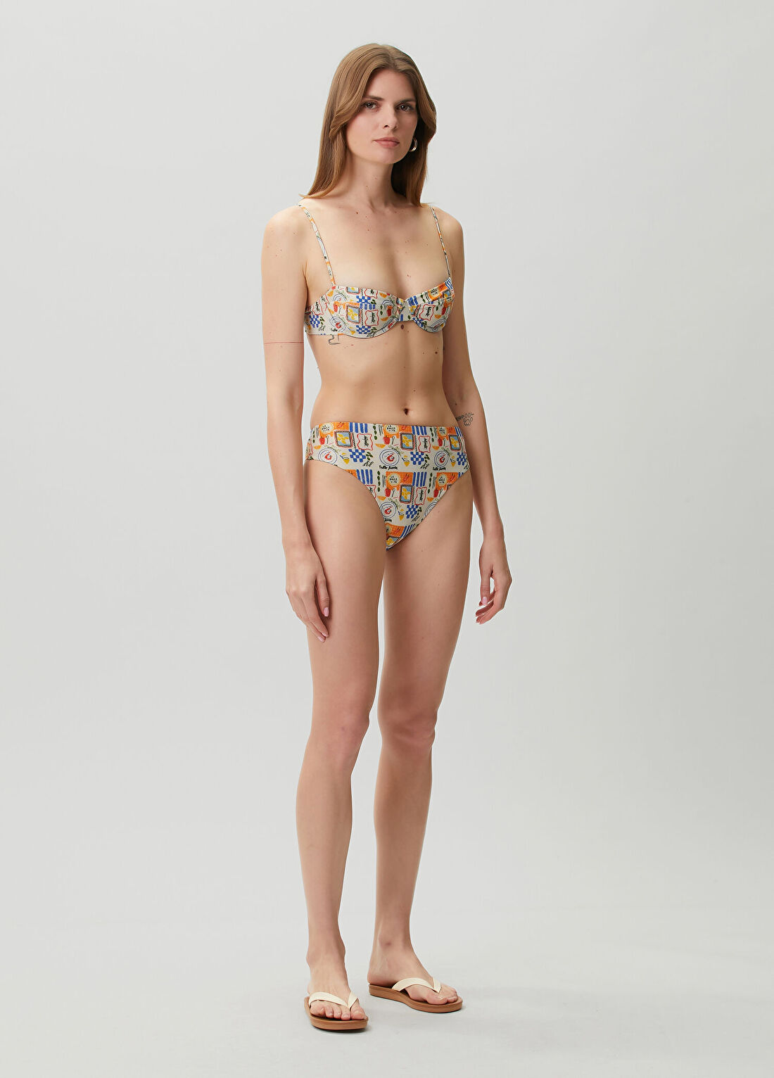 Latitid Mina Desenli Bikini Takımı