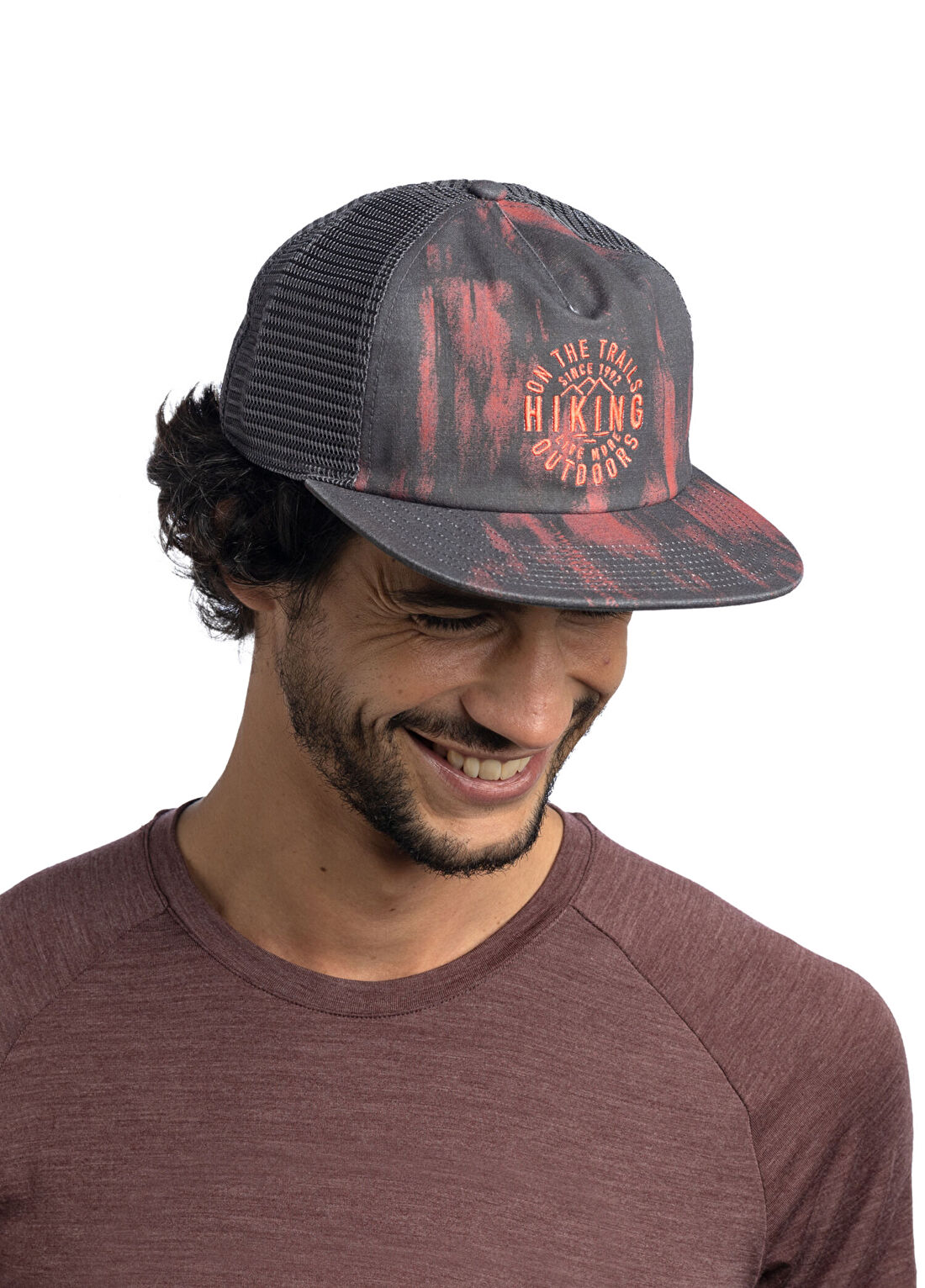 Buff Trucker Ikshi Terracotta Unisex Şapka görsel 2