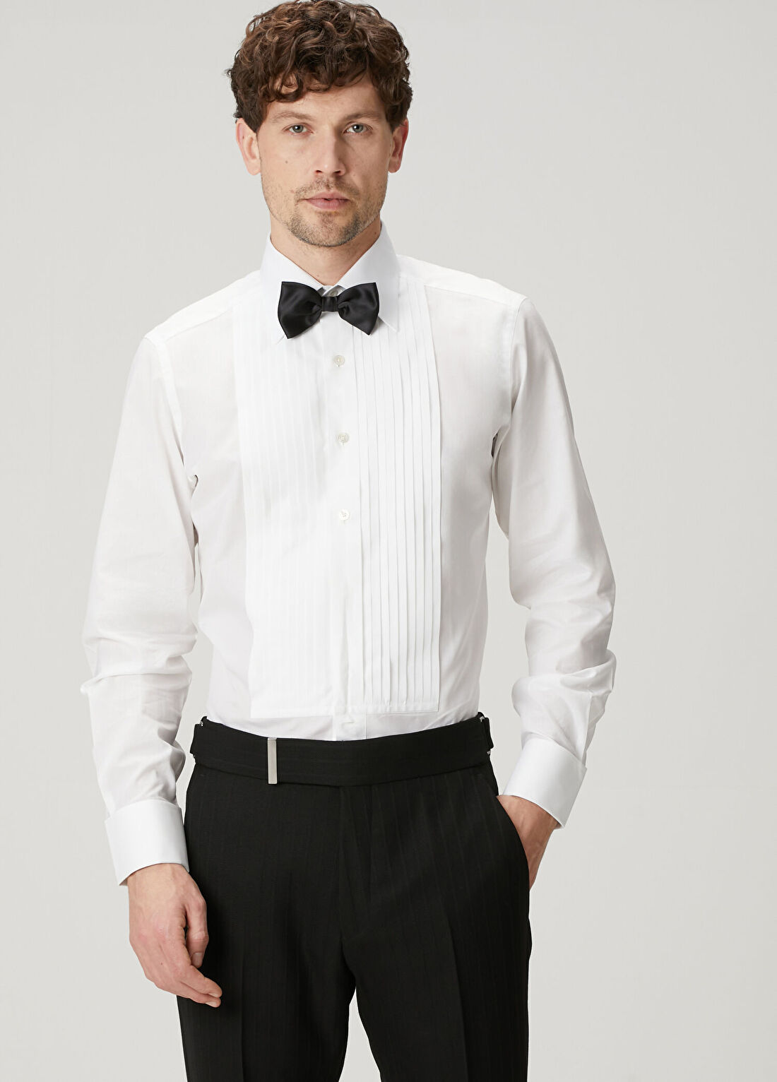 Tom Ford Slim Fit Kırık Beyaz Gömlek