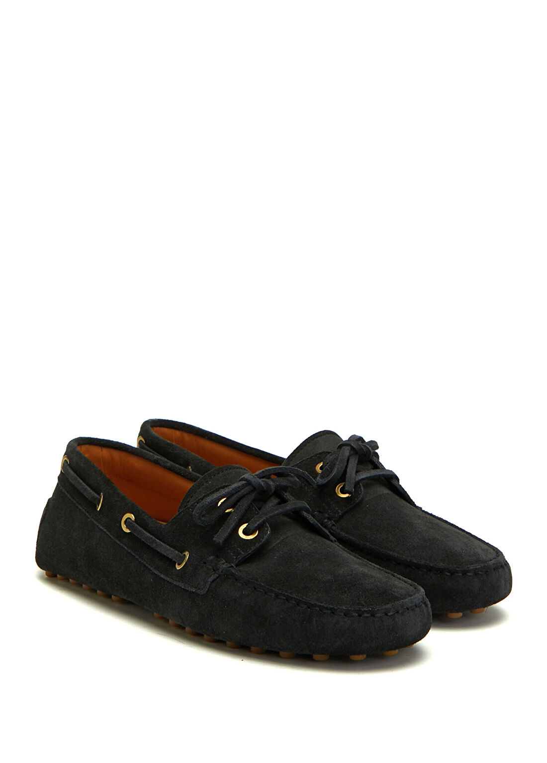 Tod's Gommino Lacivert Kadın Süet Loafer görsel 2