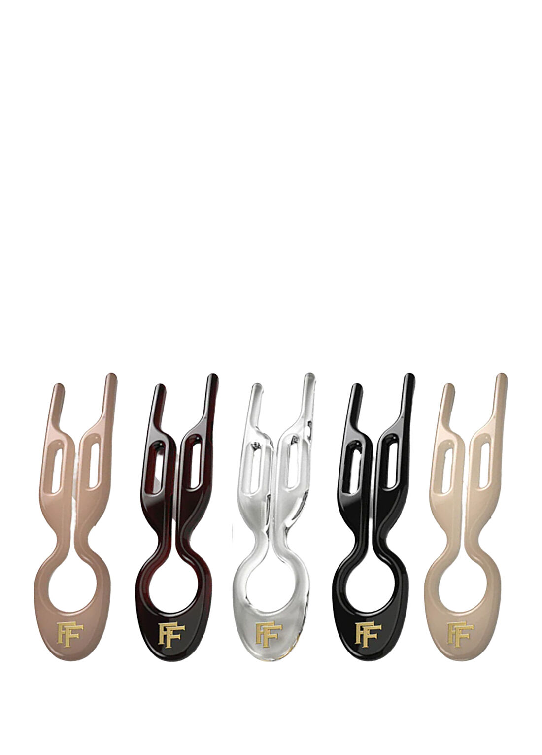 Fiona Franchimon Nº 1 Hairpin Best Seller Collection 5'li Saç Tokası