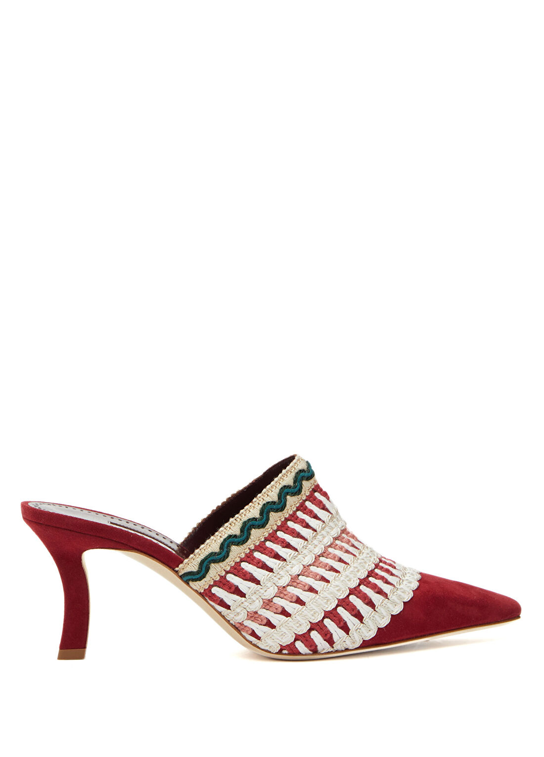 Manolo Blahnik Alo Kırmızı Kadın Süet Terlik
