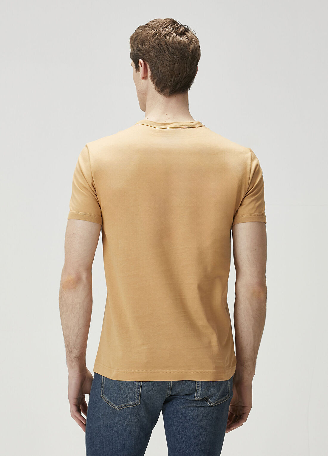 Dolce&Gabbana Sarı Logo Detaylı T-shirt görsel 4