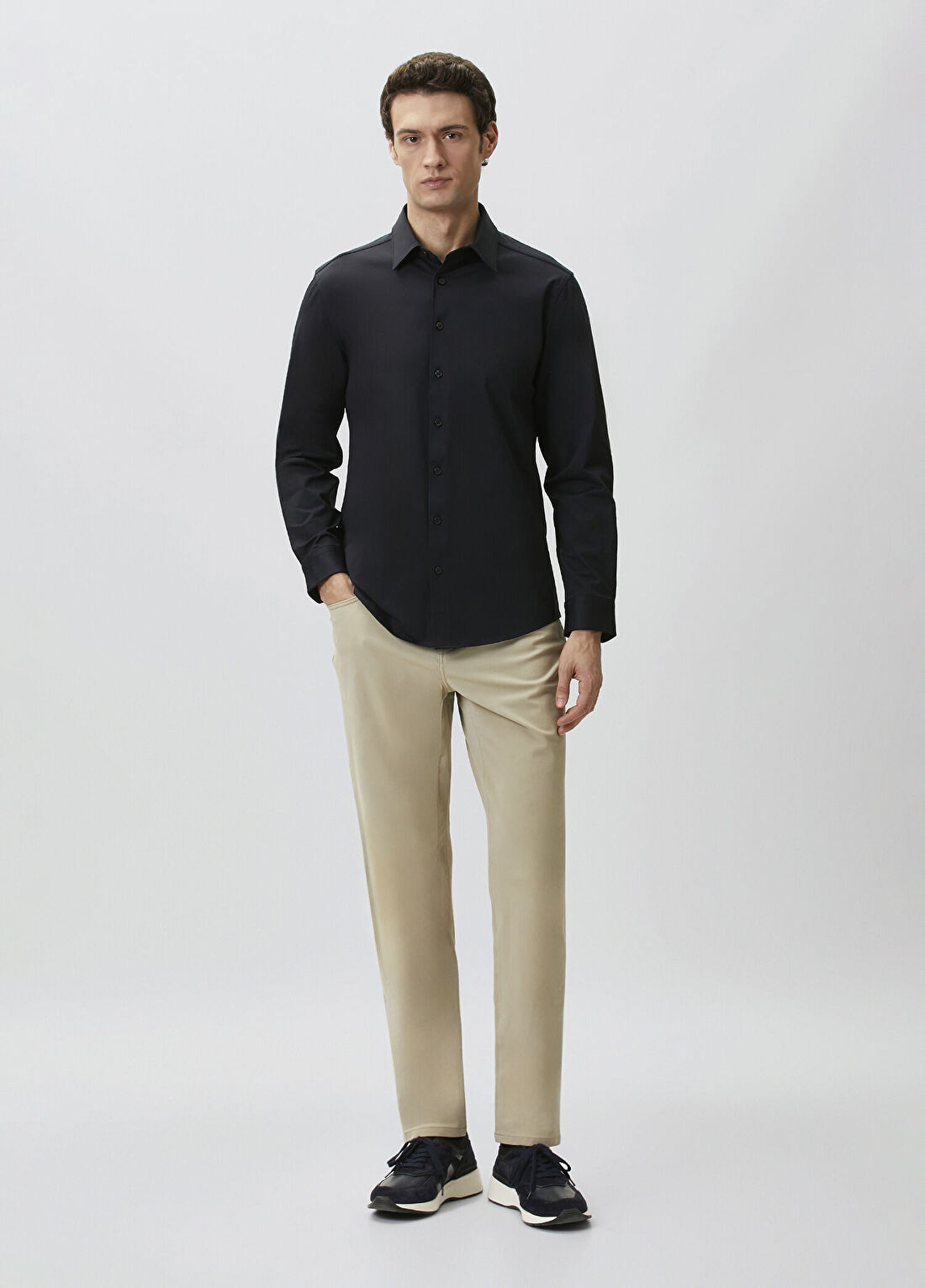 Network N-Tech Bej Casual Pantolon