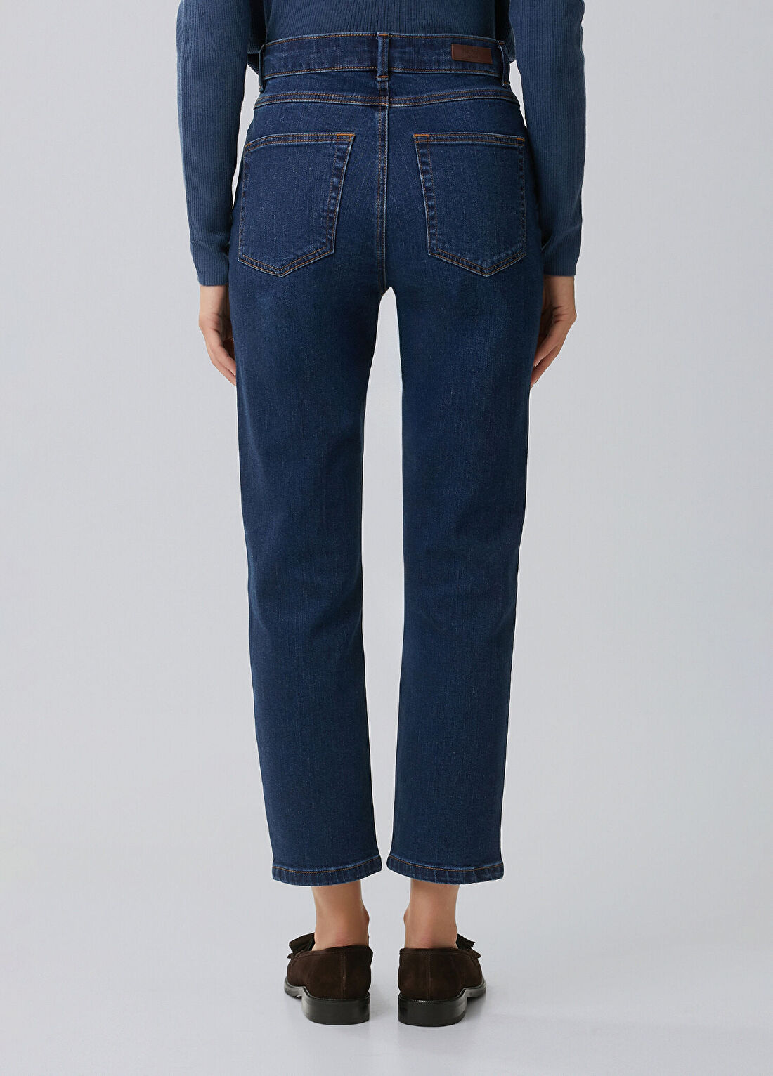 Network İndigo Slim Fit Denim Pantolon görsel 4