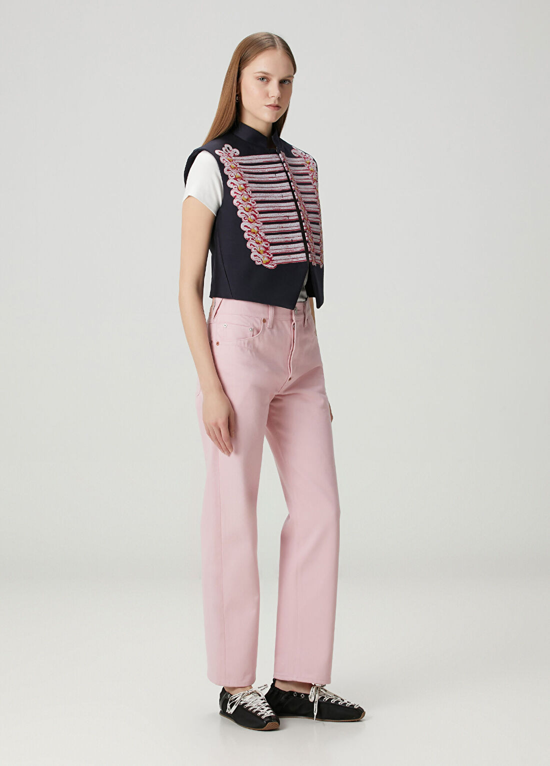Kenzo Trompe L'œil Lacivert Yelek görsel 2