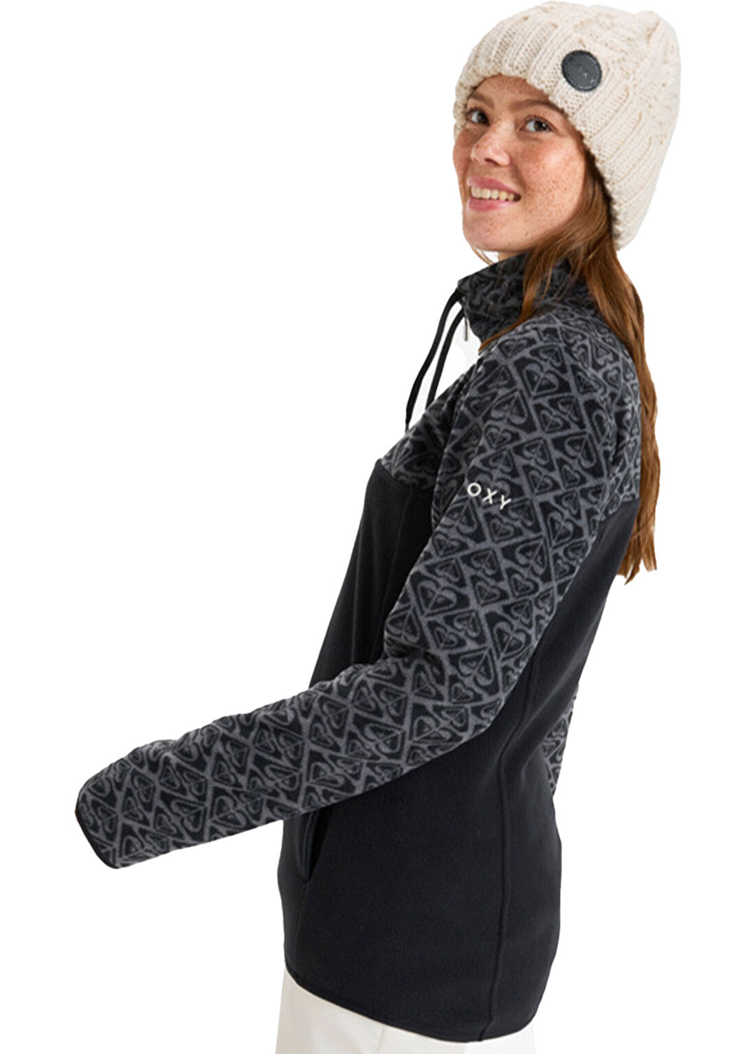 Roxy Sayna Polar Yarım Fermuarlı Kadın Spor Sweatshirt görsel 2