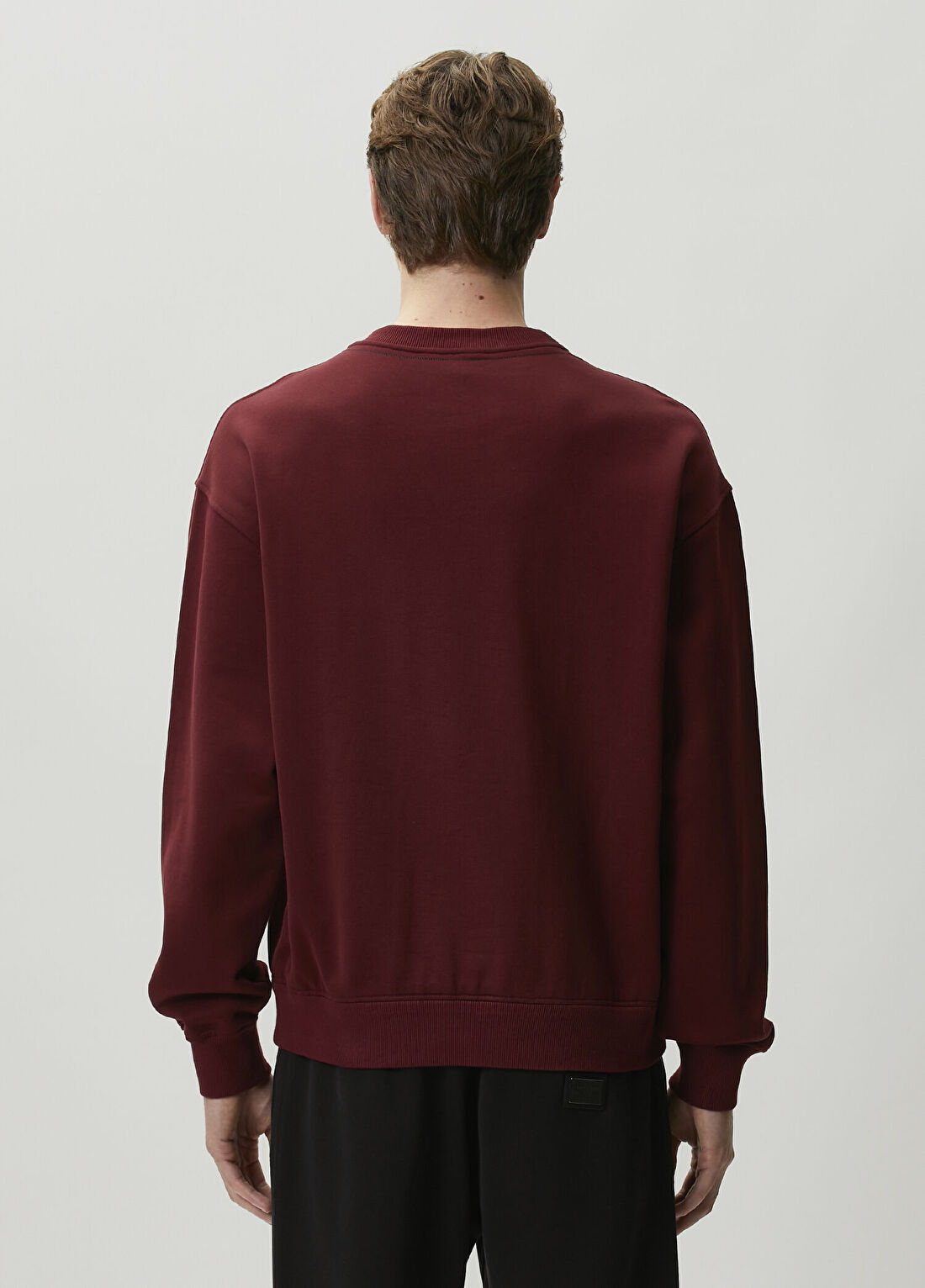 Dolce&Gabbana Bordo Basic Sweatshirt görsel 4