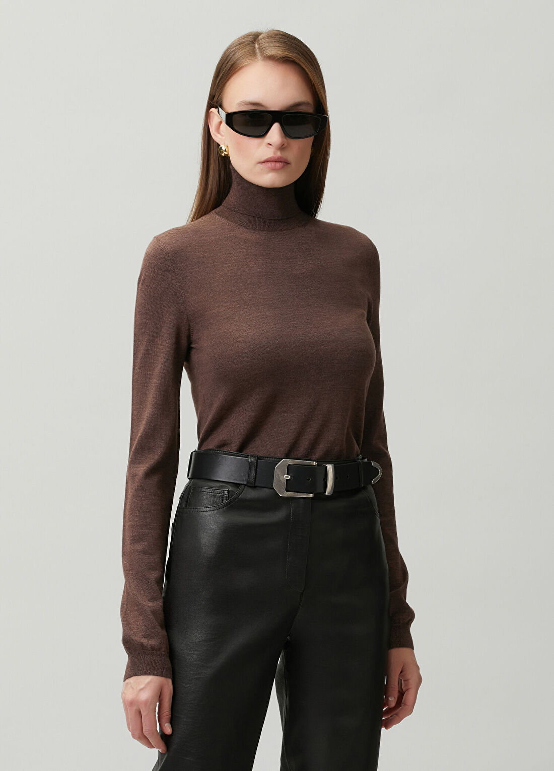 Maison Margiela Kahverengi Yün Triko