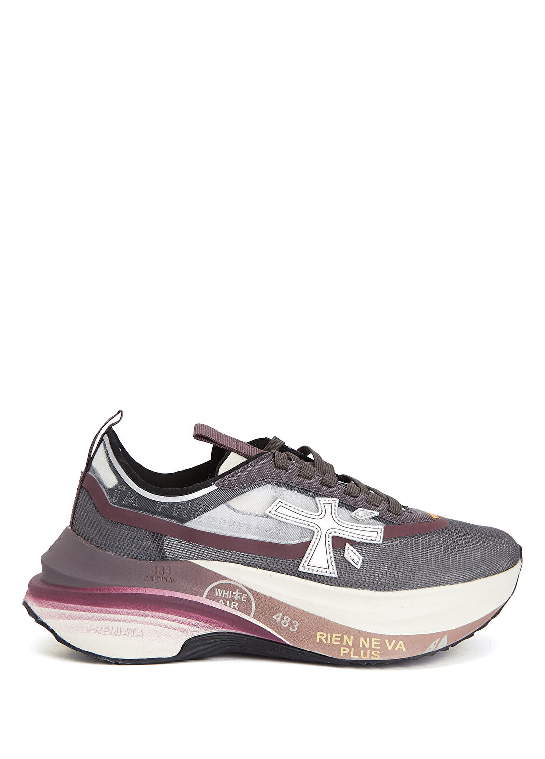 Premiata Hill Gri Bej Kadın Sneaker