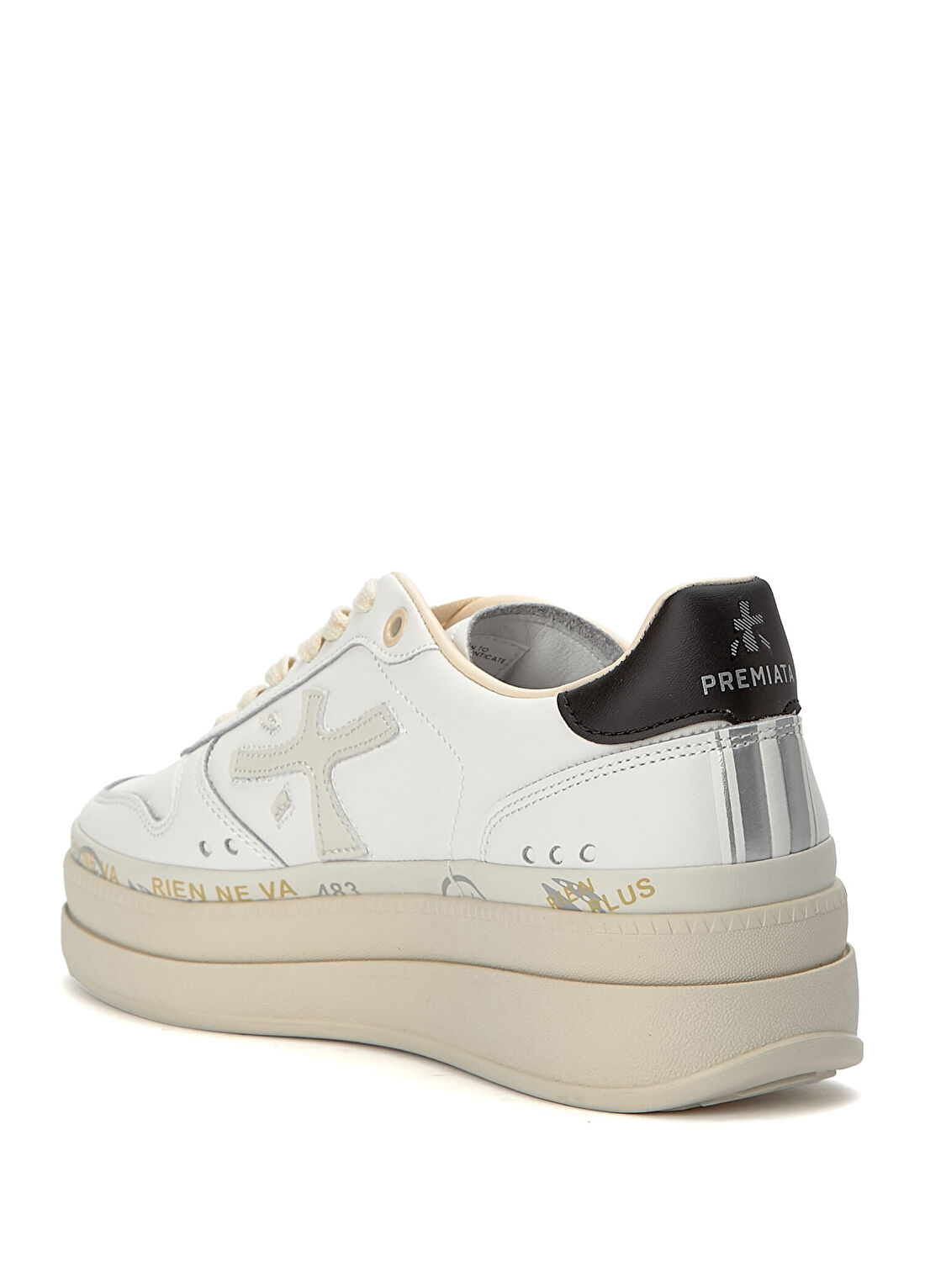 Premiata Micol Beyaz Kadın Deri Sneaker görsel 3