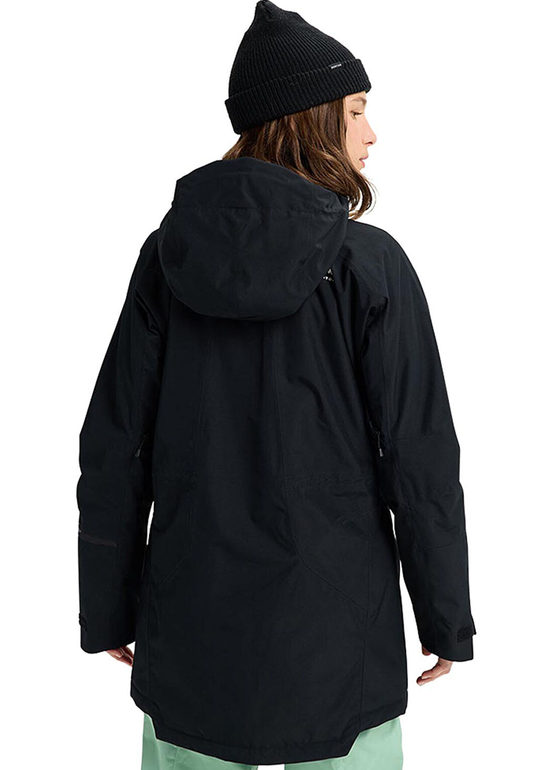 Burton Reserve 2L Insulated Siyah Kapüşonlu Regular Fit Kadın Snowboard Ceketi görsel 2