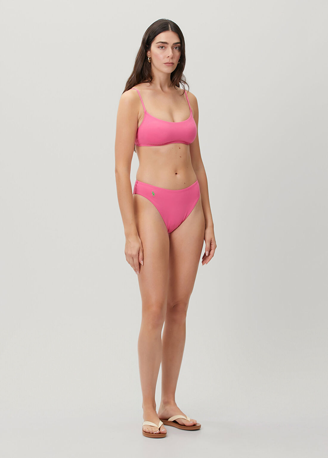 Polo Ralph Lauren Modern High Leg Pembe Bikini Altı