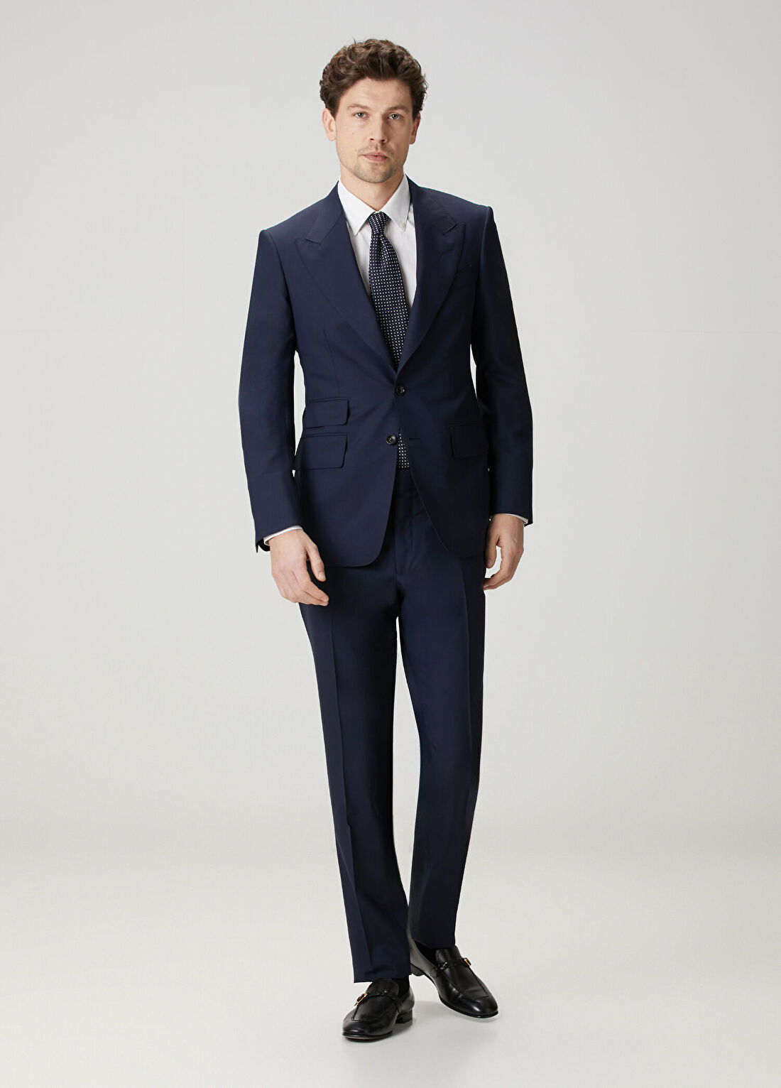 Tom Ford Lacivert Yün Takım Elbise