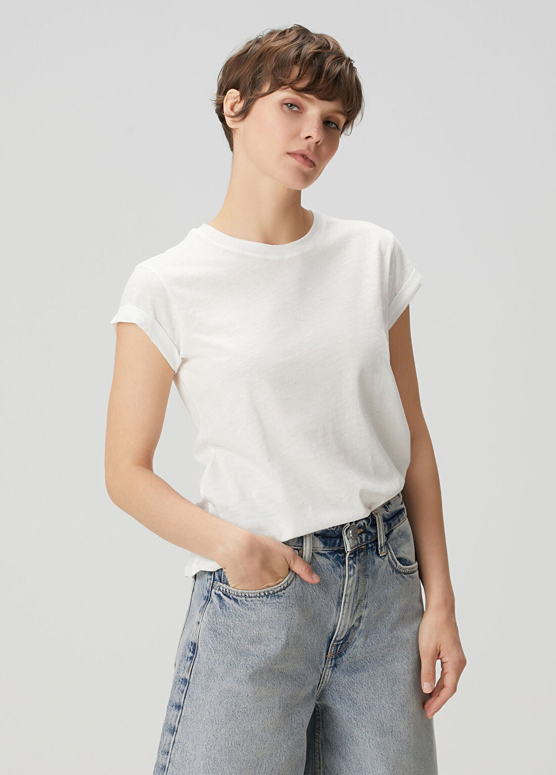 AllSaints Beyaz T-shirt