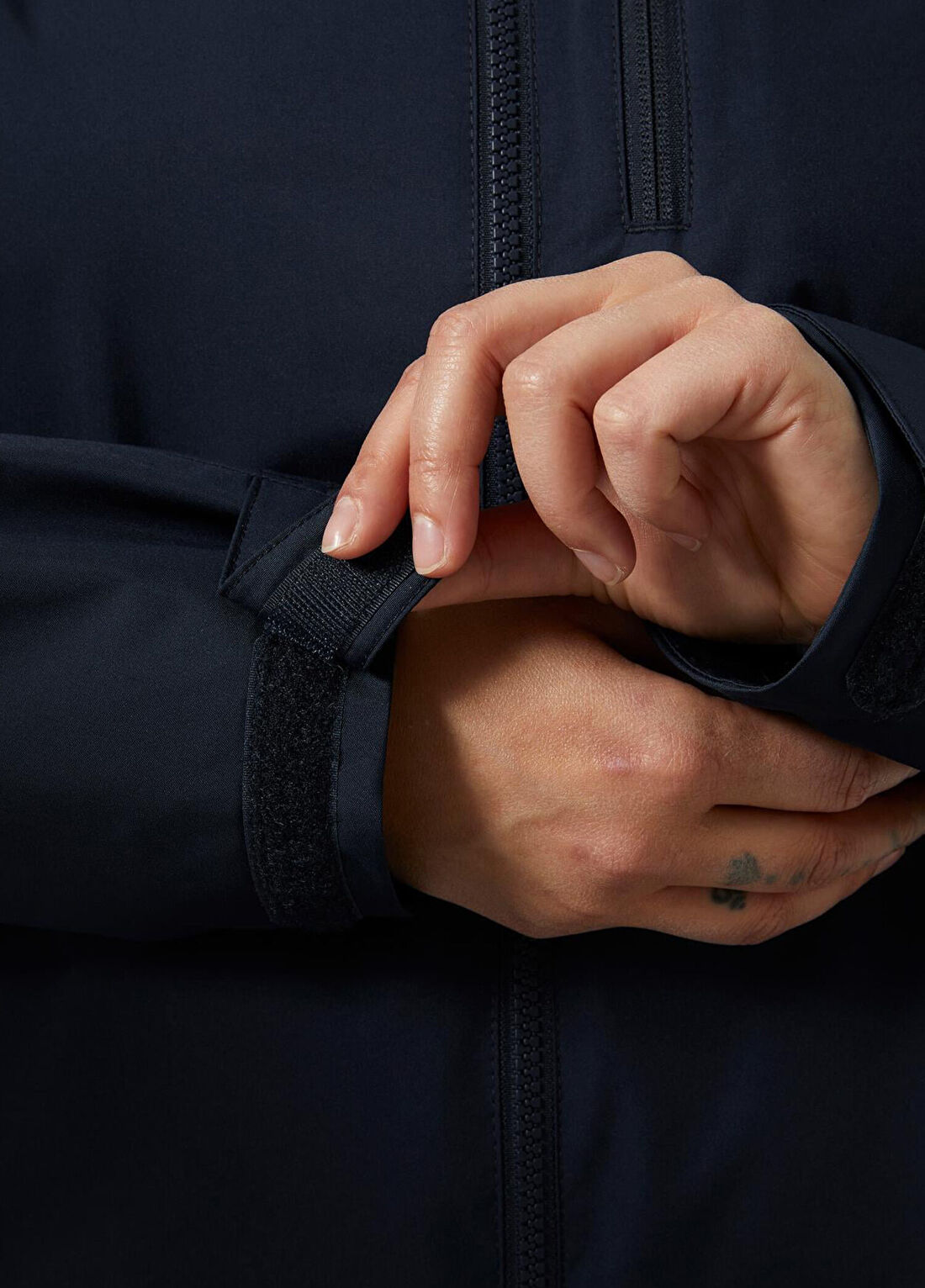 Helly Hansen W Crew Midlayer 2 Navy Polarlı Kadın Mont görsel 4