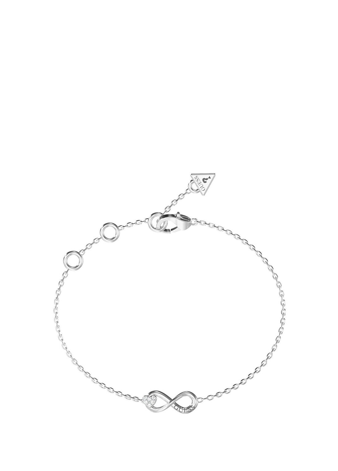 Guess JGUJUBB06048JWRHS Kalpli Metalik Gri Çelik Kadın Bileklik