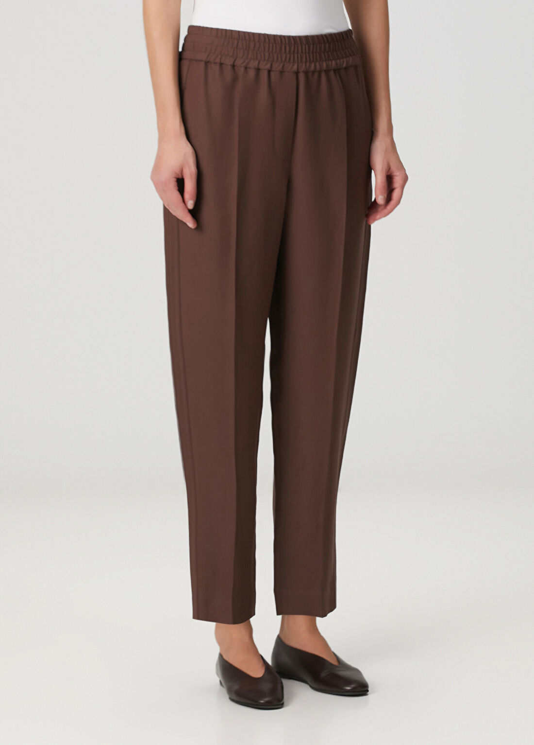 Brunello Cucinelli Kahverengi Pantolon görsel 3