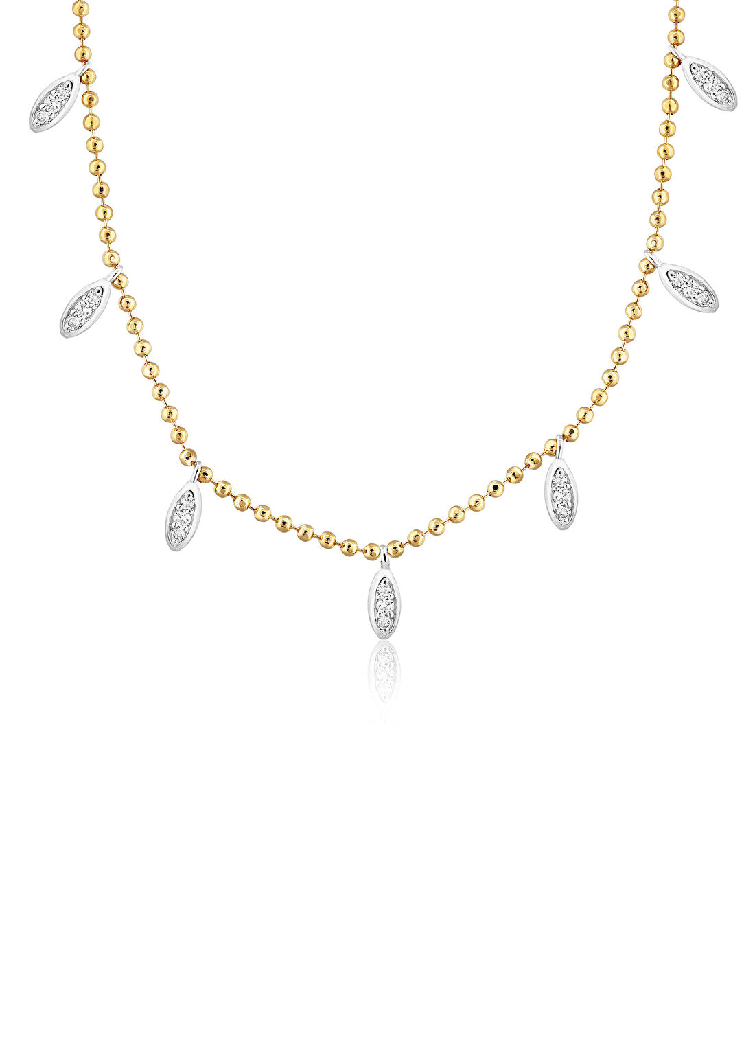 Venta Jewelry Pırlantalı 14 Ayar Altın Kadın Kolye