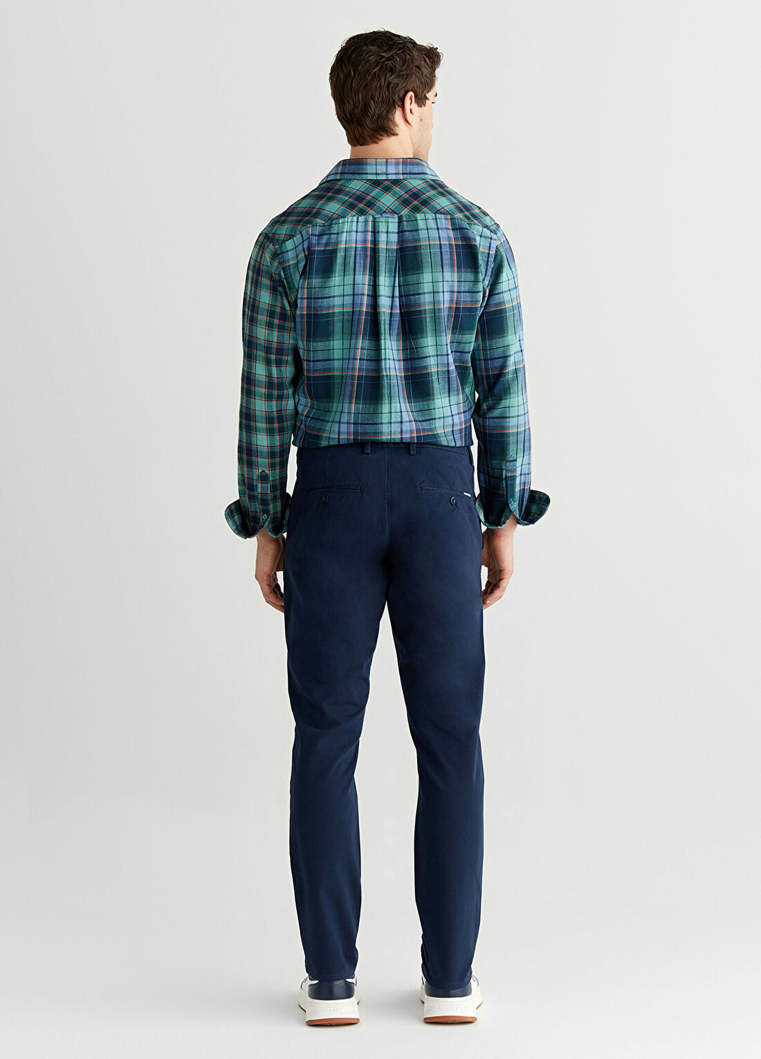 Gant Mavi Slim Fit Erkek Pantolon görsel 2