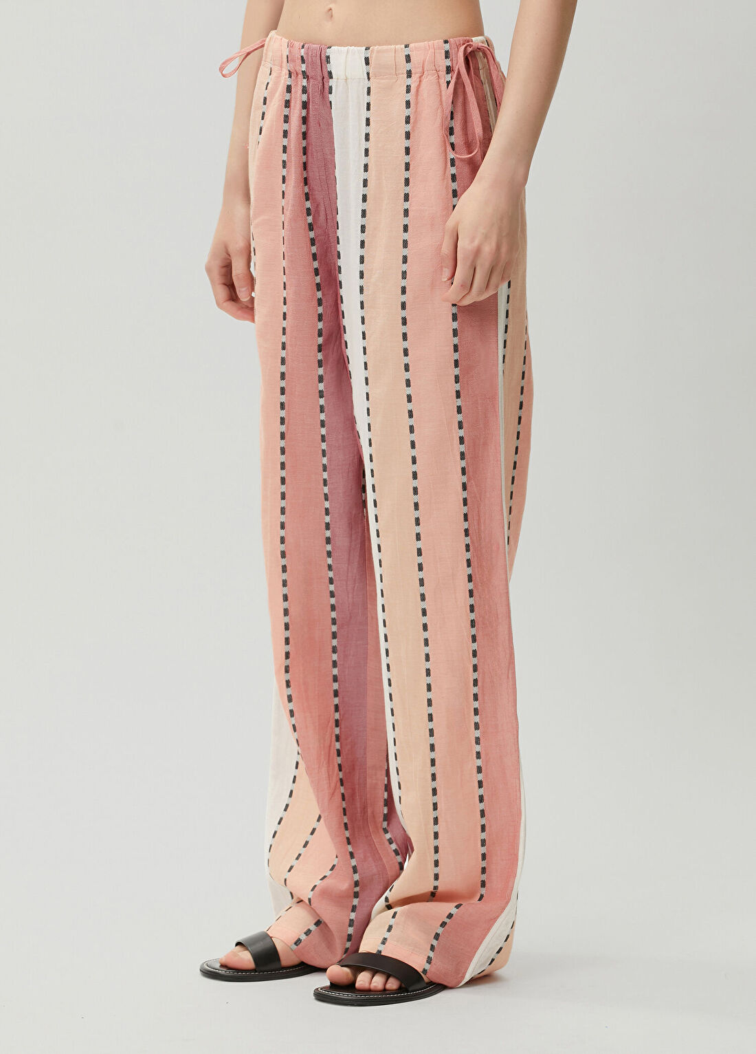 Devotion Aetera Pembe Çizgili Plaj Pantolonu görsel 2