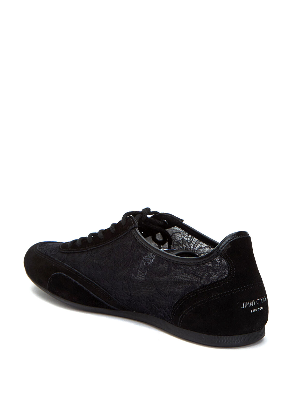 Jimmy Choo Sunny Siyah Kadın Süet Sneaker görsel 3