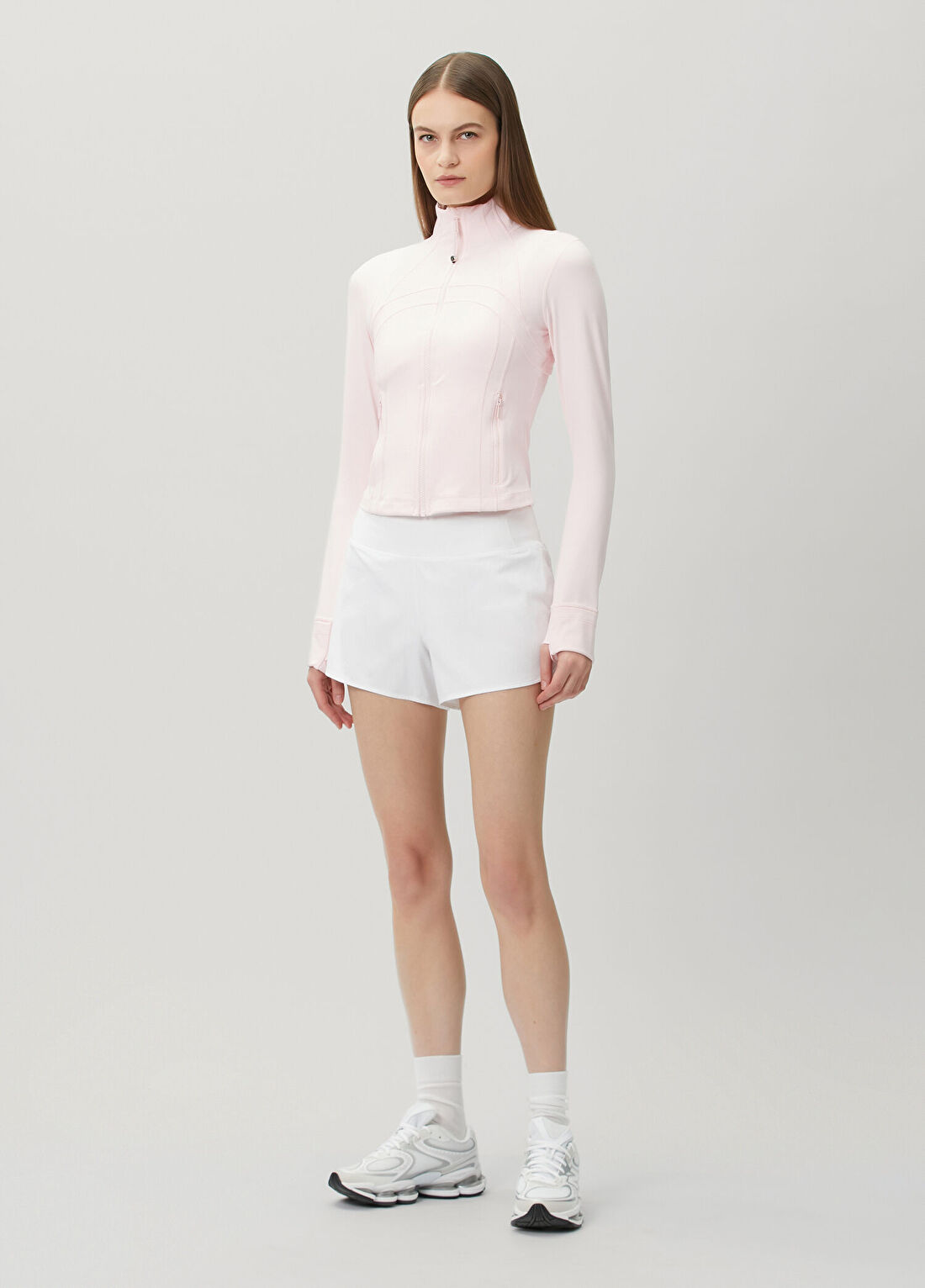 lululemon Define Crop Açık Pembe Ceket Nulu görsel 2