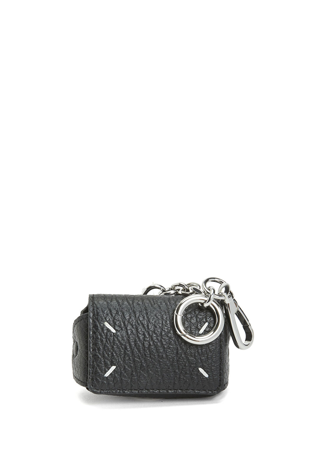 Maison Margiela Waste Bag Siyah Deri Anahtarlık