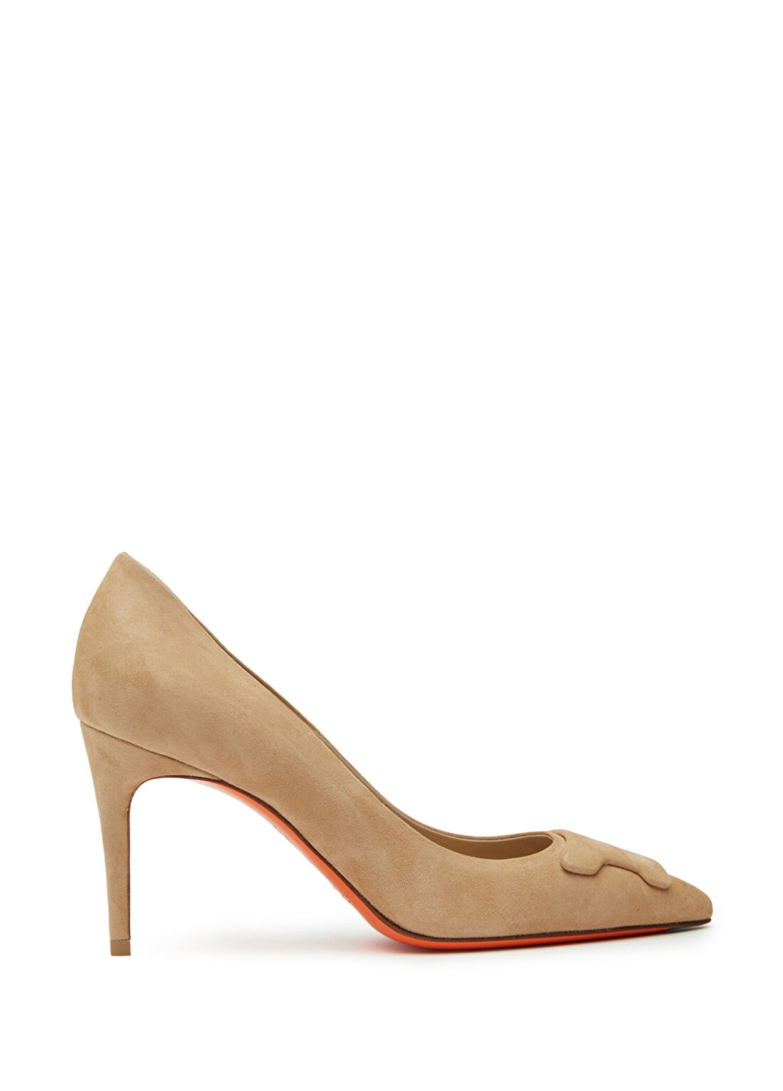 Santoni Açık Kahverengi Süet Stiletto