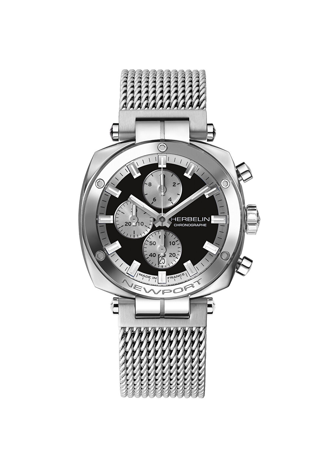 Herbelin Newport Heritage Chrono 35664AP24B Çelik Erkek Kol Saati