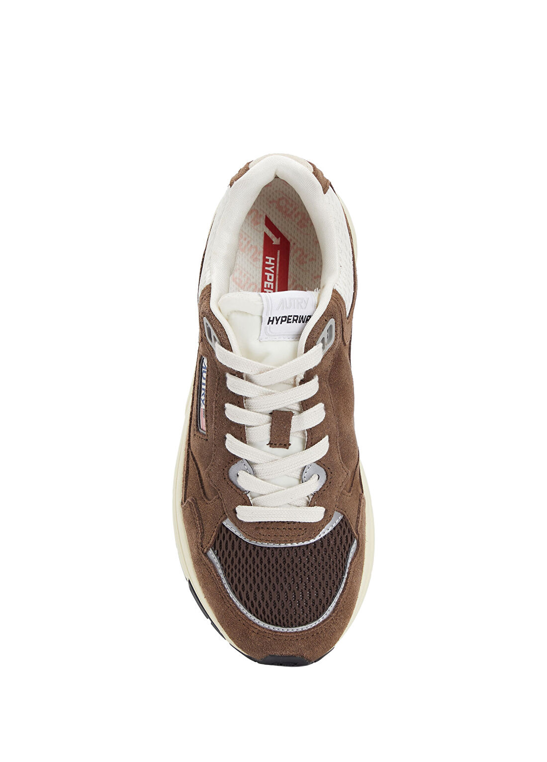 Autry Hyperway Kahverengi Kadın Deri Sneaker görsel 4