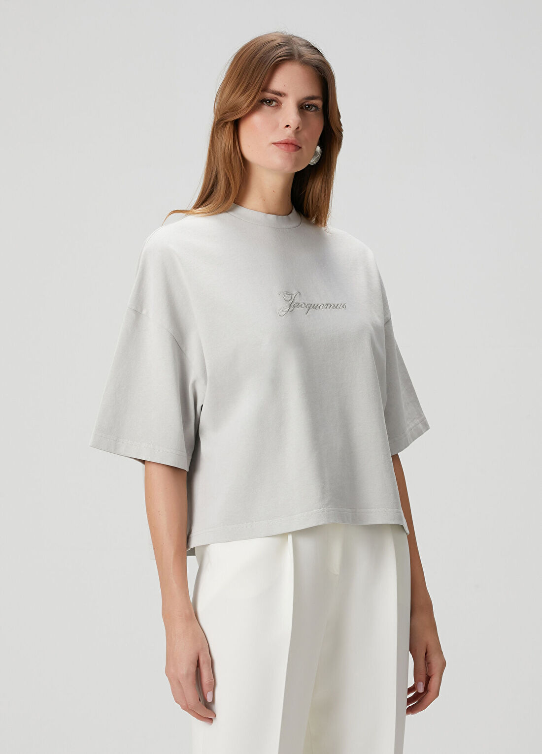 Jacquemus Gri T-shirt