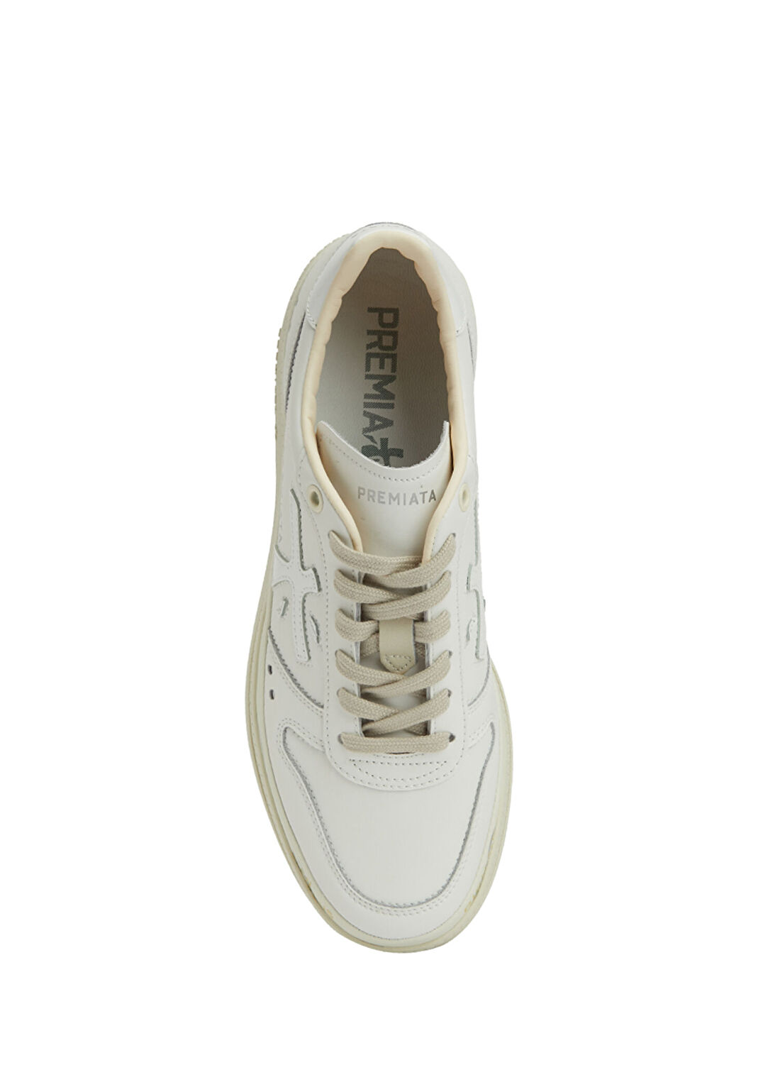 Premiata Micol Beyaz Kadın Deri Sneaker görsel 4