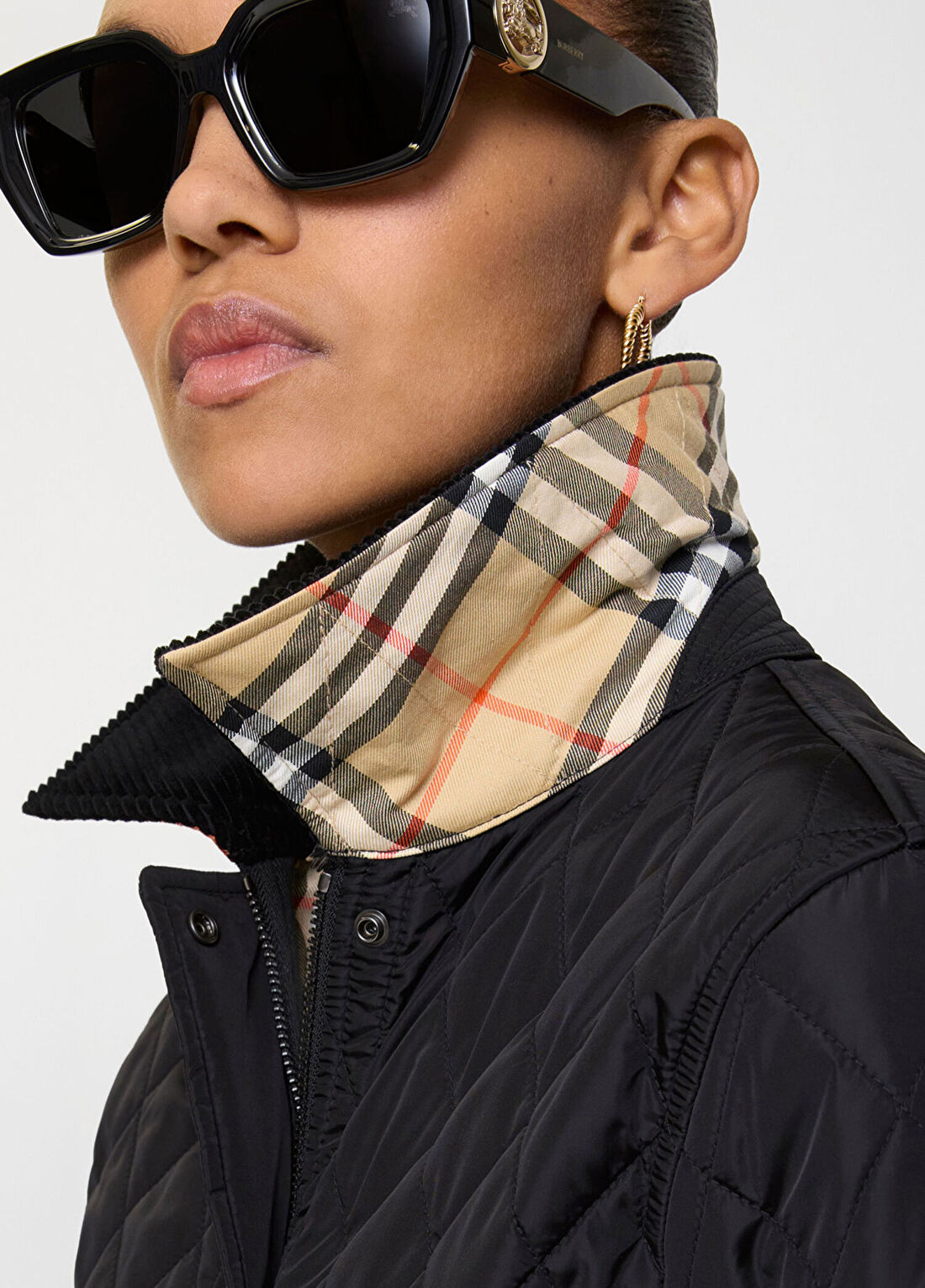 Burberry Siyah Kadın Mont görsel 3