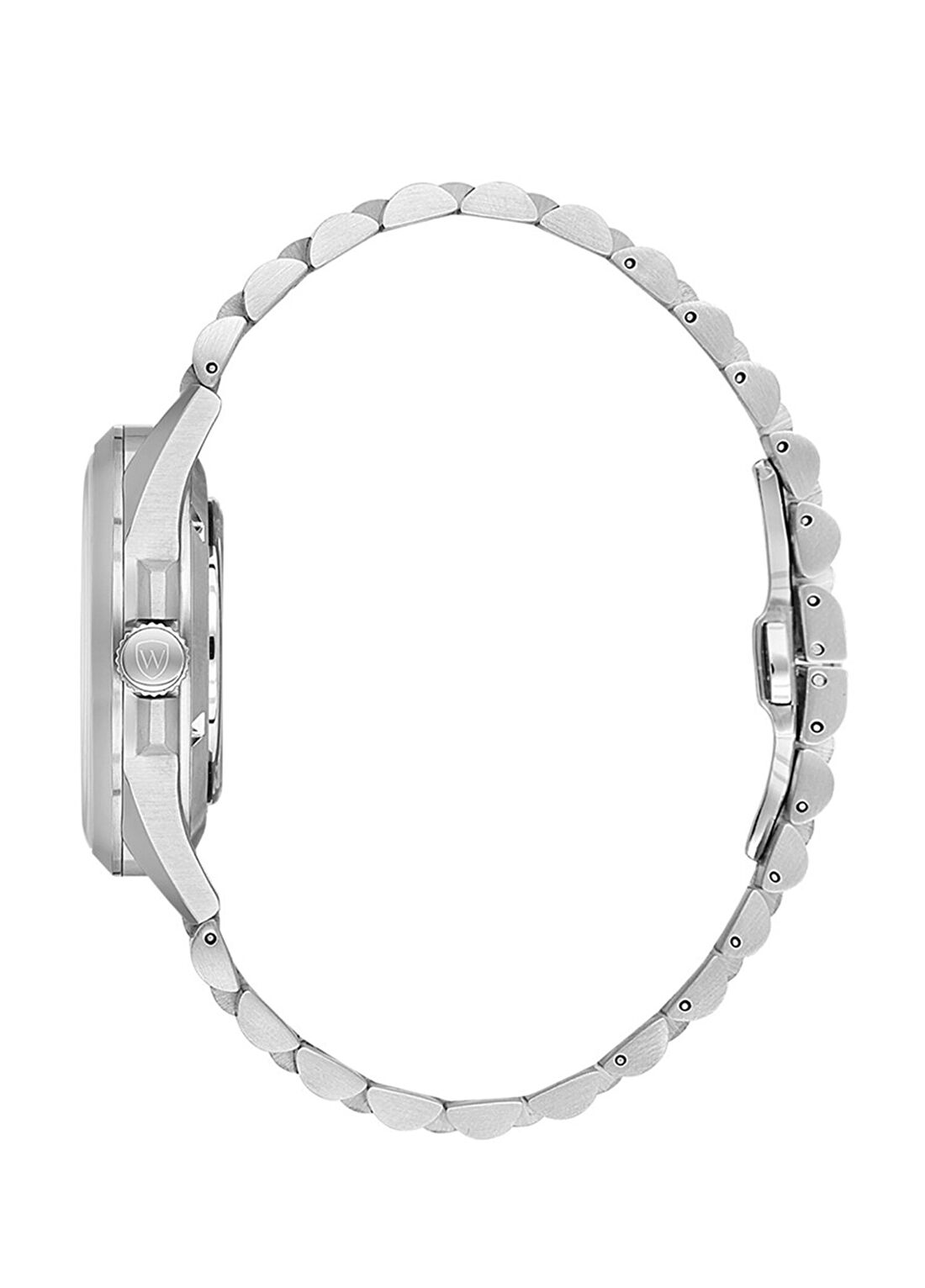 Wainer WA.25401-D Gümüş Metal Erkek Kol Saati görsel 2