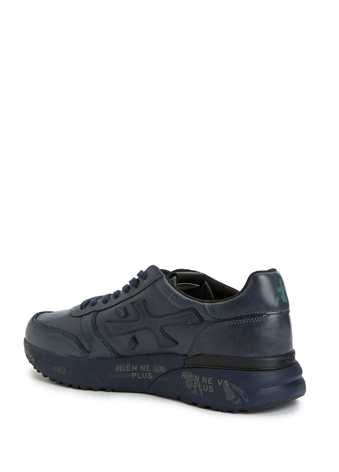 Premiata Mick Lacivert Erkek Deri Sneaker görsel 3