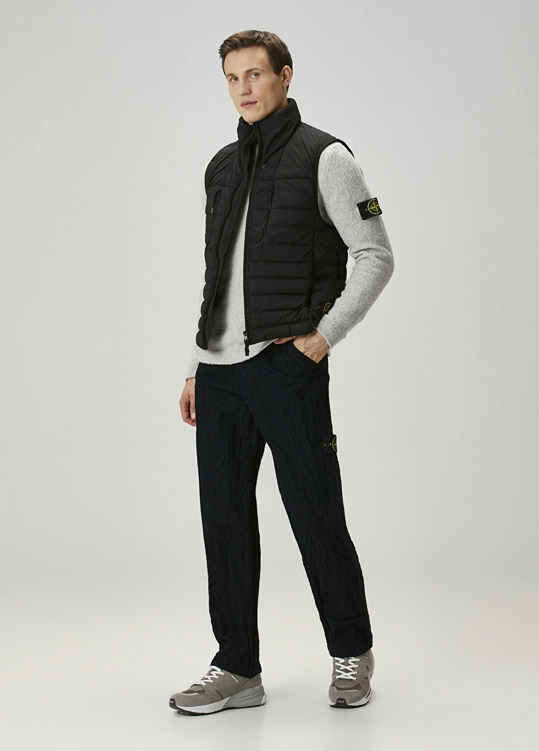 Stone Island Siyah Puff Yelek görsel 2