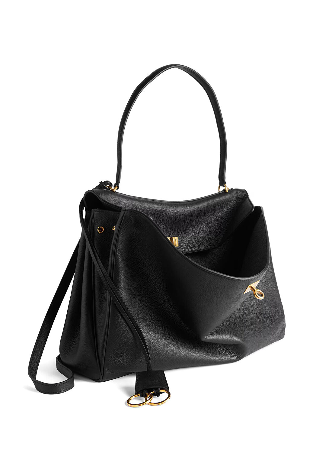 Balenciaga Rodeo Siyah Kadın Deri Çanta görsel 2