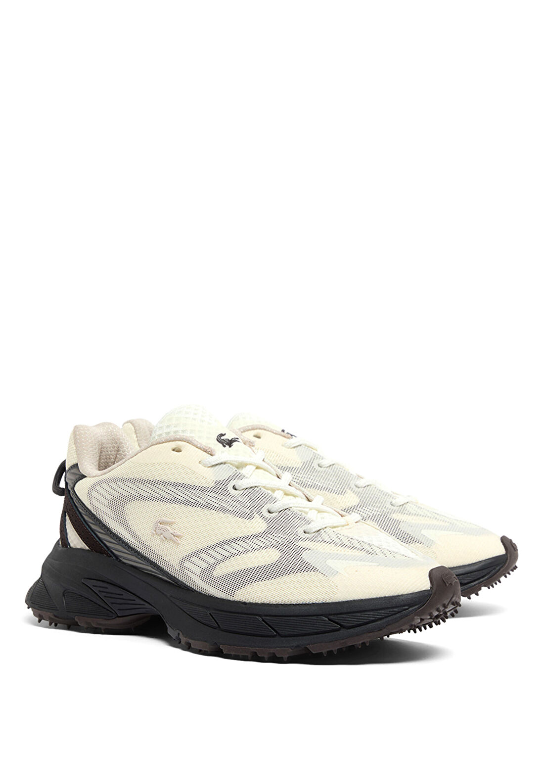 Lacoste L003 Neo Shot Krem Fileli Erkek Sneaker görsel 2