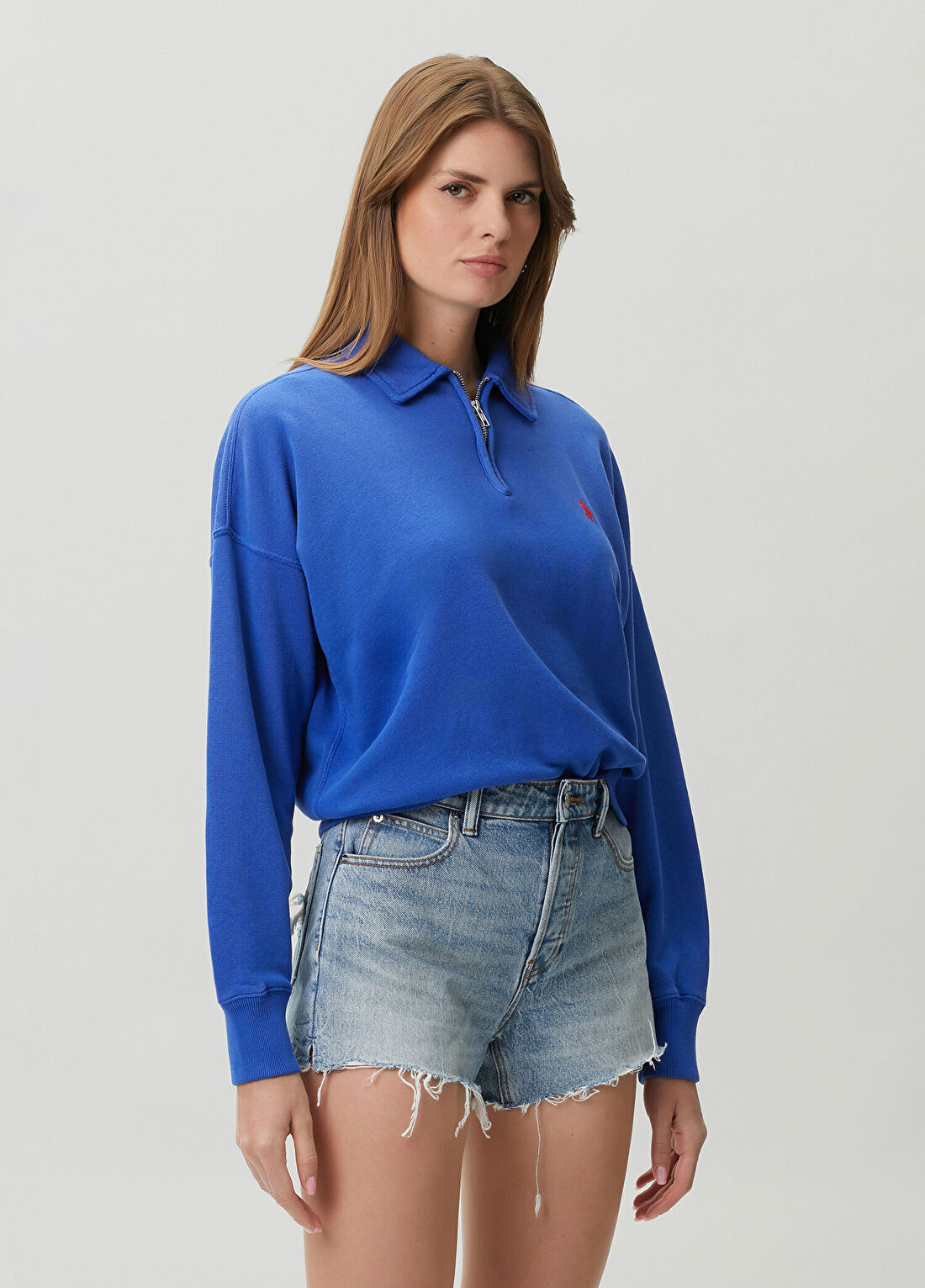 Polo Ralph Lauren Mavi Sweatshirt görsel 3