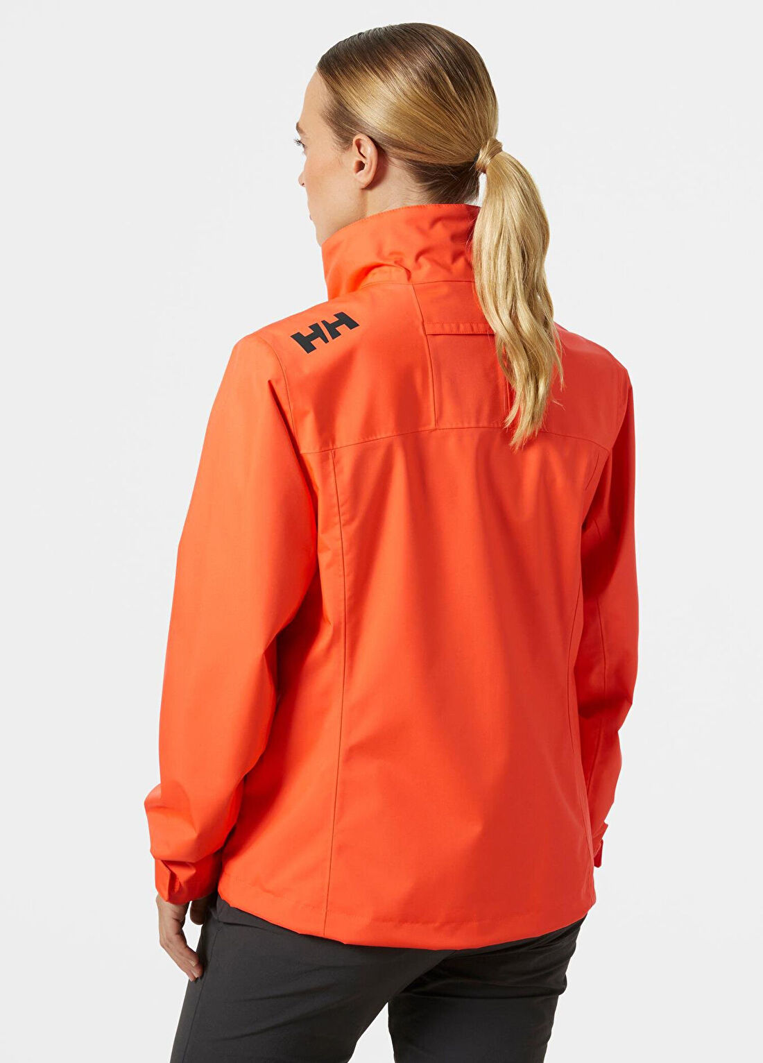 Helly Hansen W Crew 2.0 Flame Dik Yaka Kadın Yelken Ceketi görsel 4