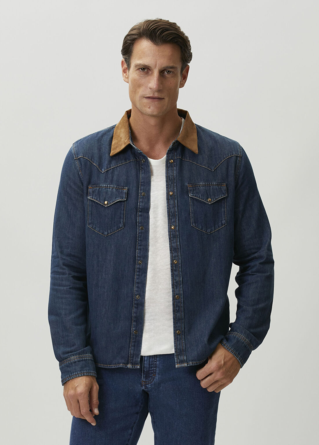 Zadig&Voltaire Saby Mavi Denim Ceket