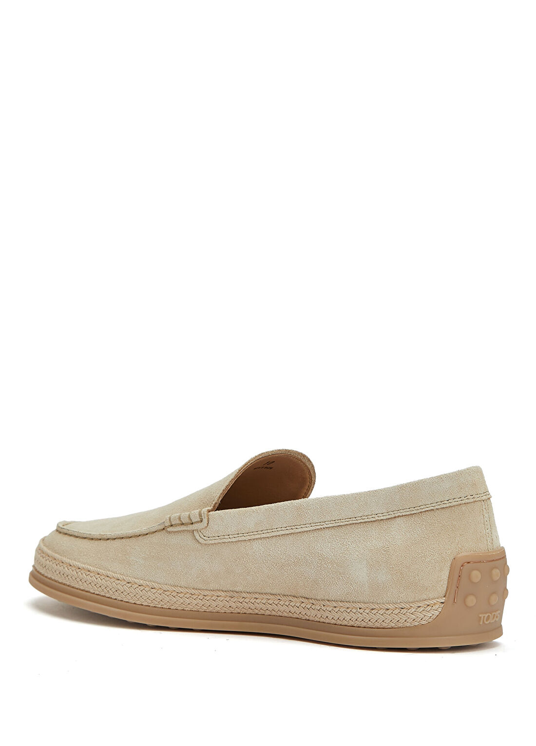 Tod's Açık Bej Erkek Süet Espadril görsel 3