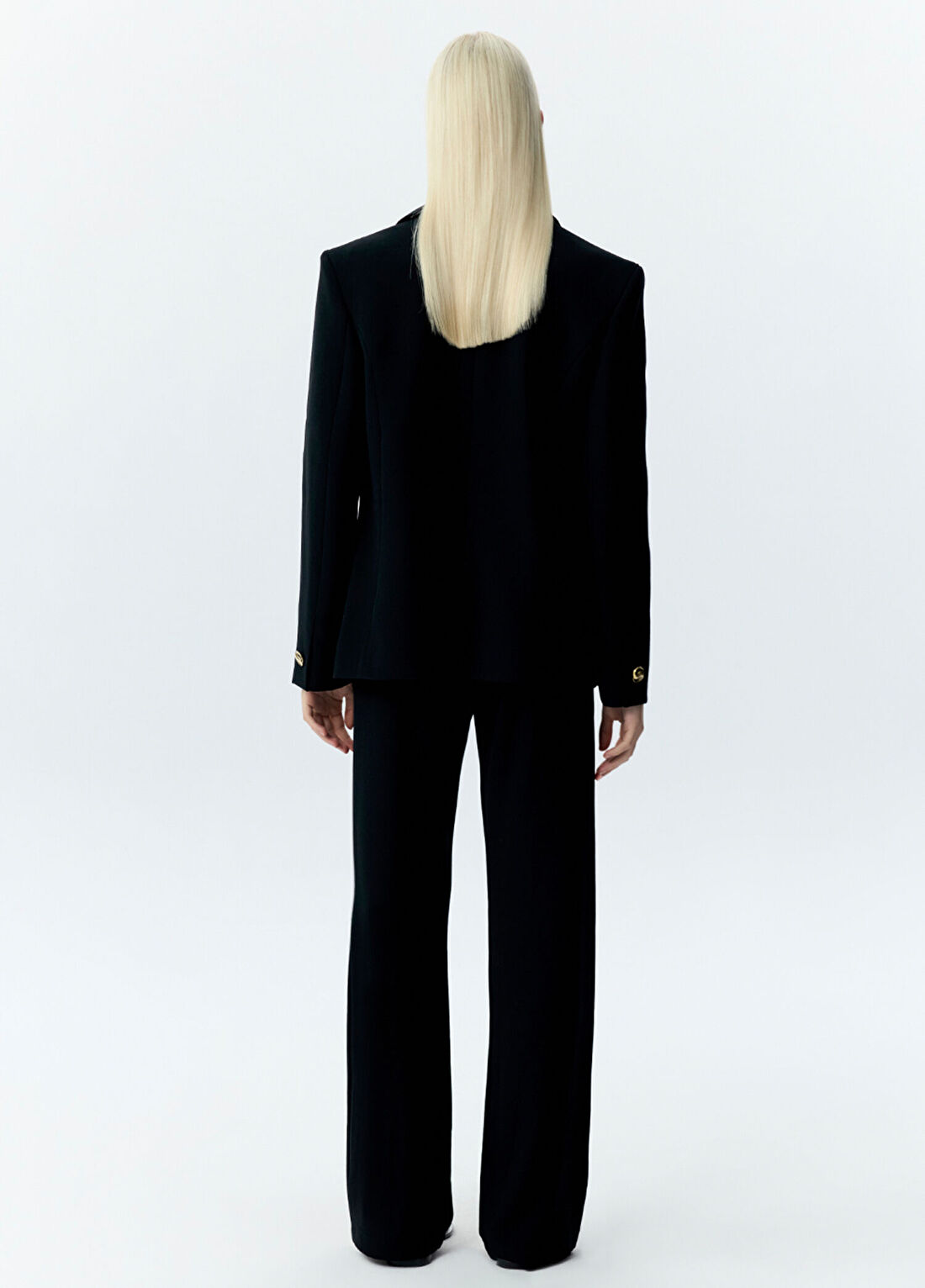 Salta Siyah Oversize Kadın Blazer Ceket görsel 3